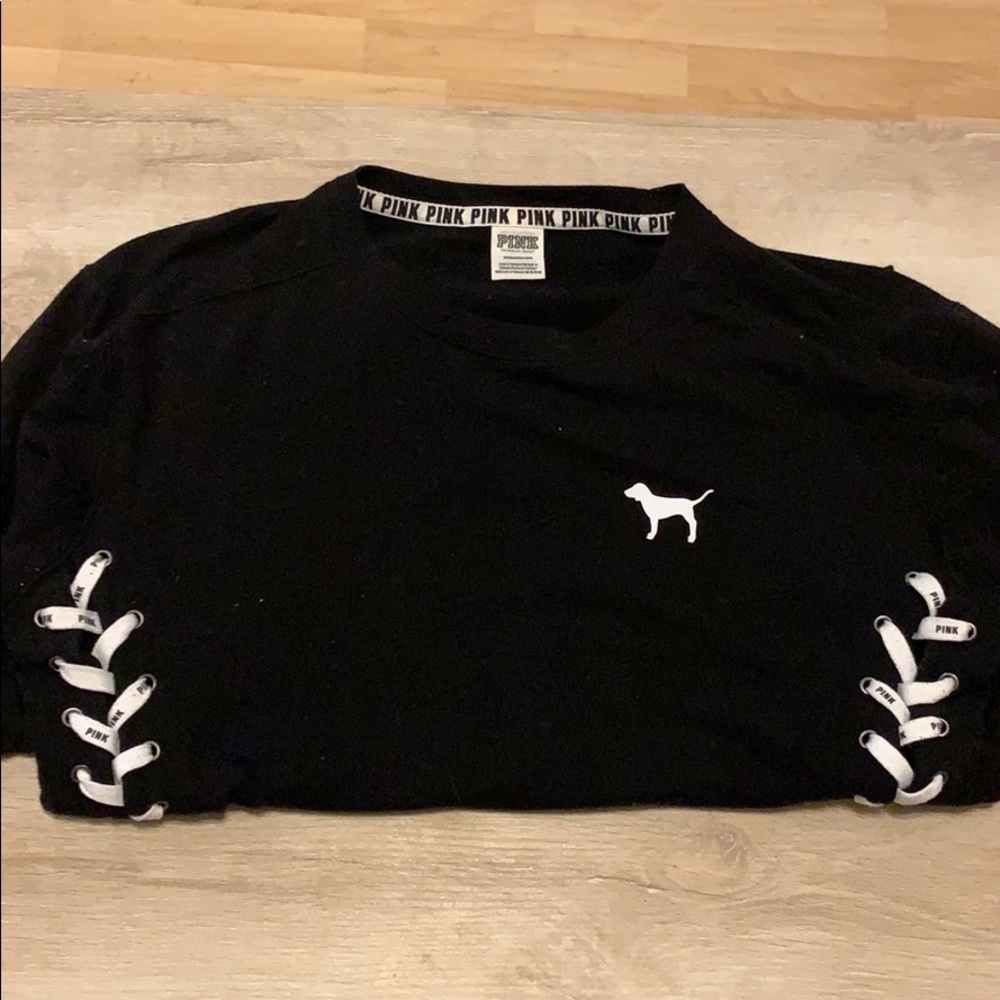 VS PINK tie up sweater